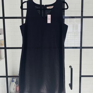 Ann Taylor Loft black linen dress